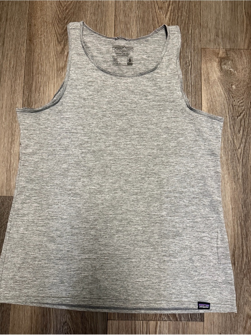 Patagonia Heather Gray Racerback Performance Tank - Picture 2 of 8
